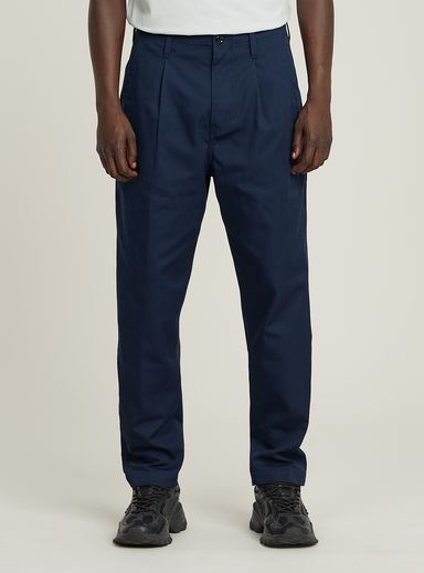 Pleated Chino Relaxed Tapered
